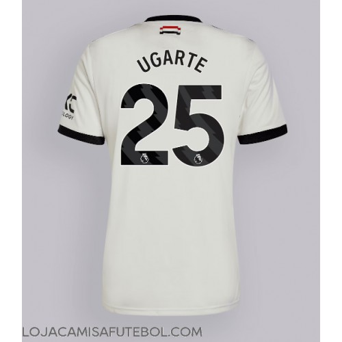 Camisa de Futebol Manchester United Manuel Ugarte #25 Equipamento Alternativo 2024-25 Manga Curta